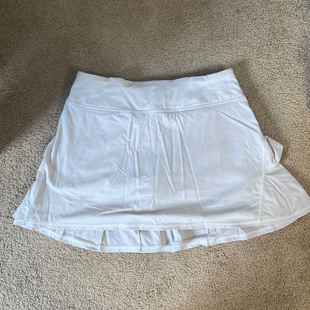 Lululemon White Tennis Skirt